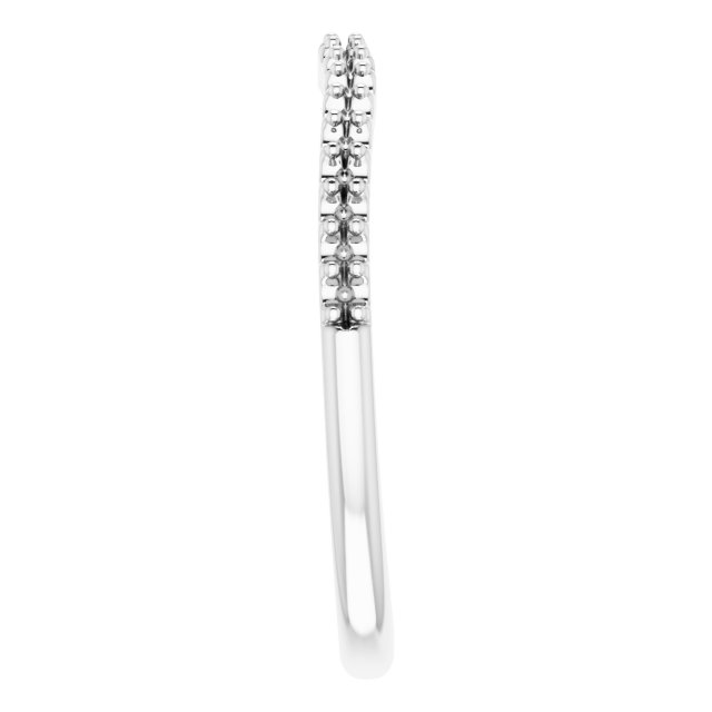 Band Mounting for 6x4 mm Oval Ring view 4