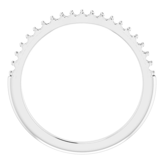 Band Mounting for 6x4 mm Oval Ring view 2