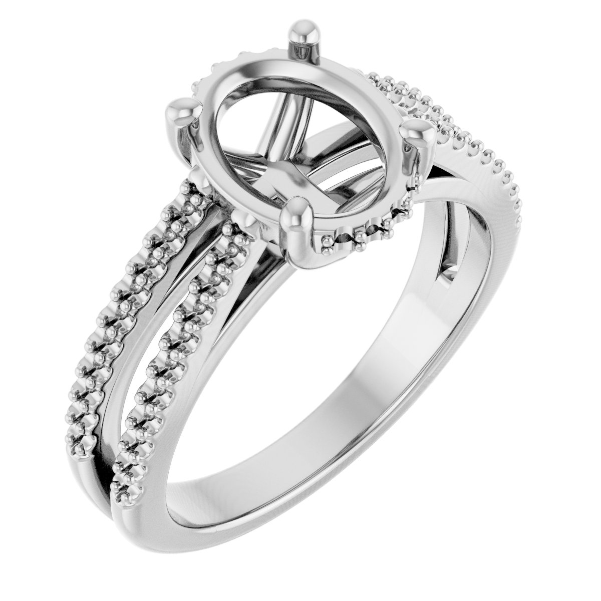 Accented Engagement Ring