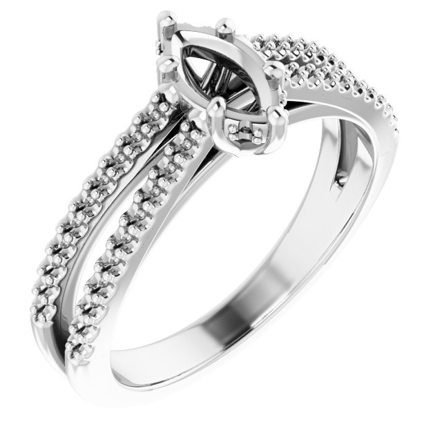 14k White Gold