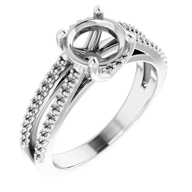 Accented Engagement Ring