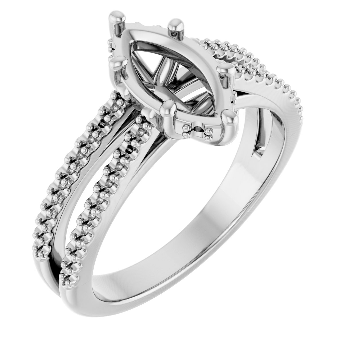 Accented Engagement Ring