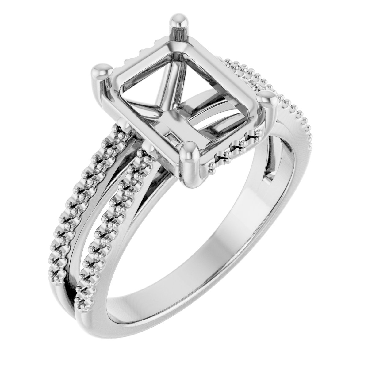 Accented Engagement Ring