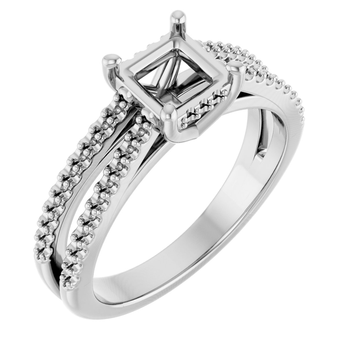 Accented Engagement Ring