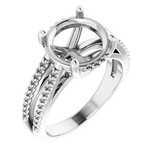 Accented Engagement Ring