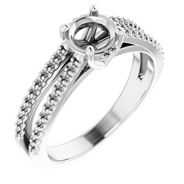 Accented Engagement Ring