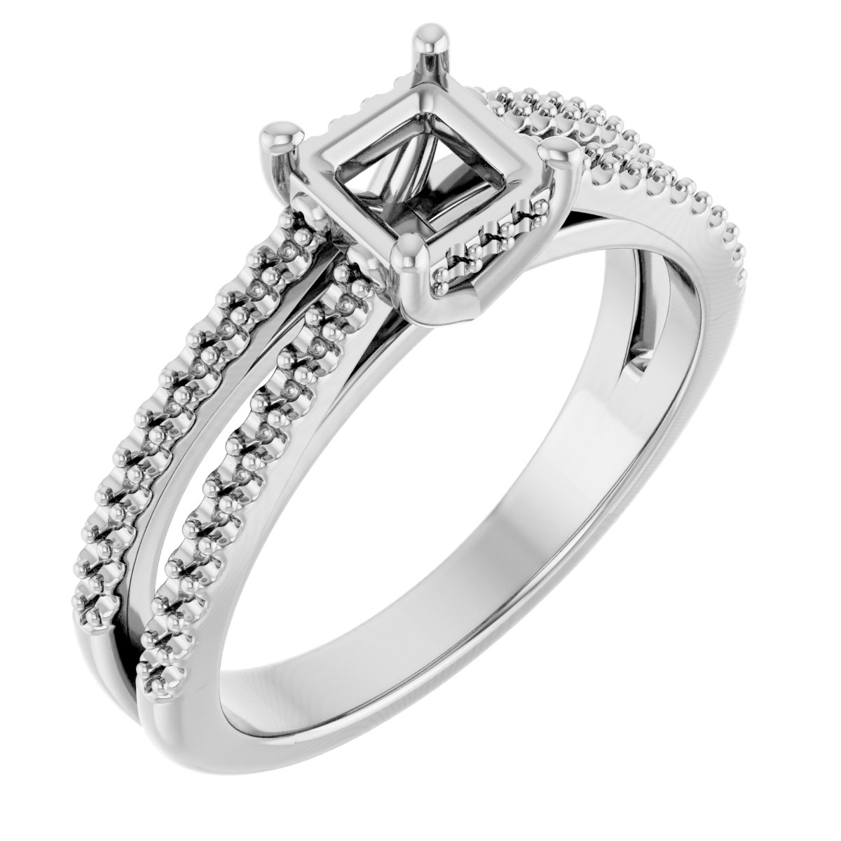 Accented Engagement Ring
