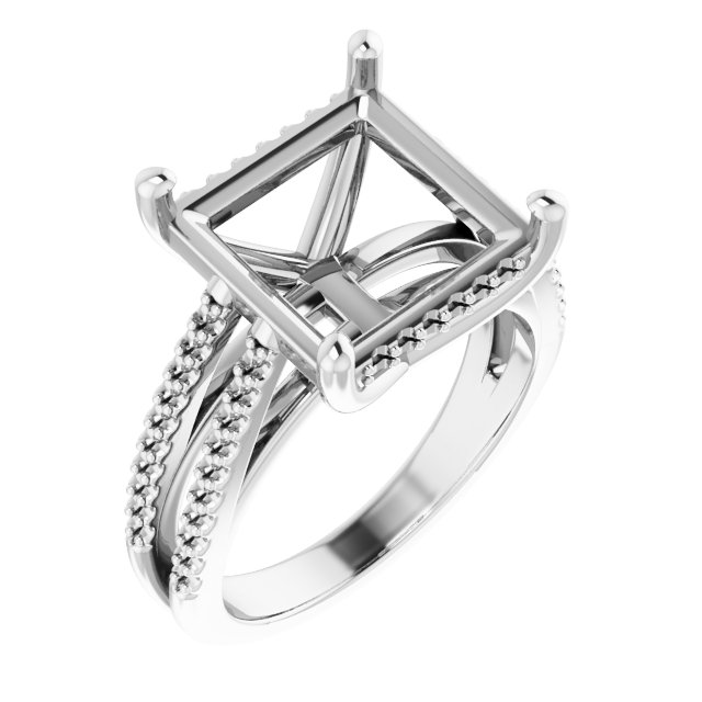Accented Engagement Ring