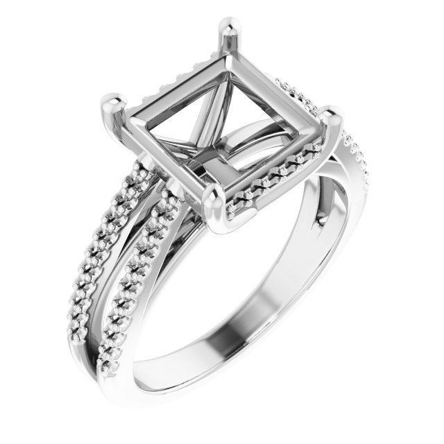 Accented Engagement Ring