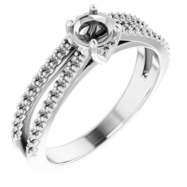Accented Engagement Ring