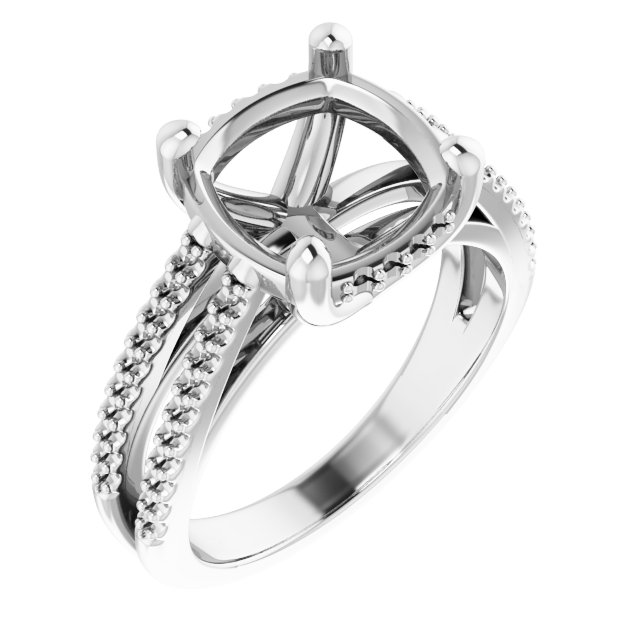 Accented Engagement Ring