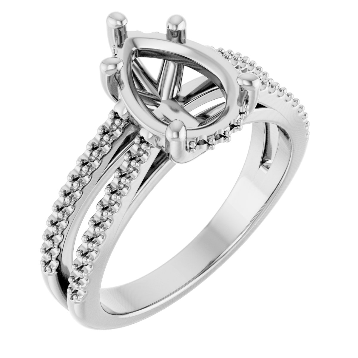 Accented Engagement Ring