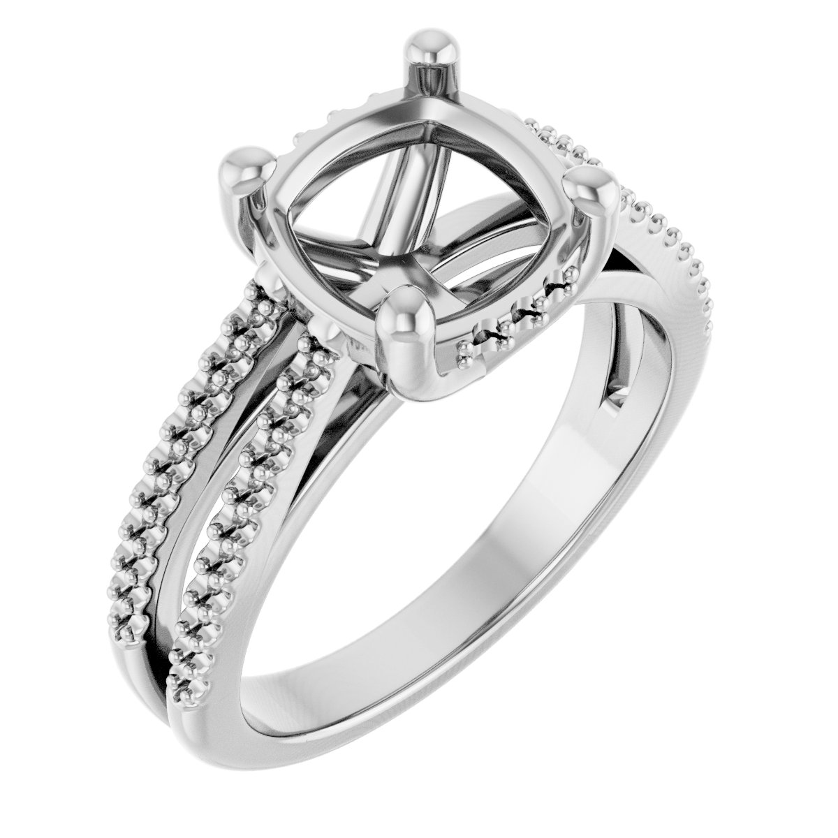 Accented Engagement Ring
