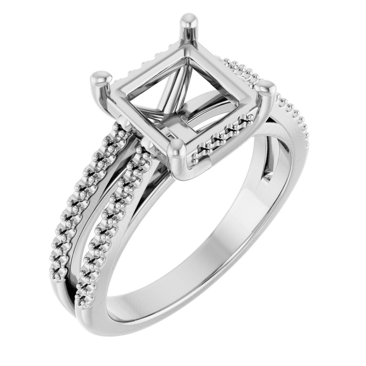 Accented Engagement Ring