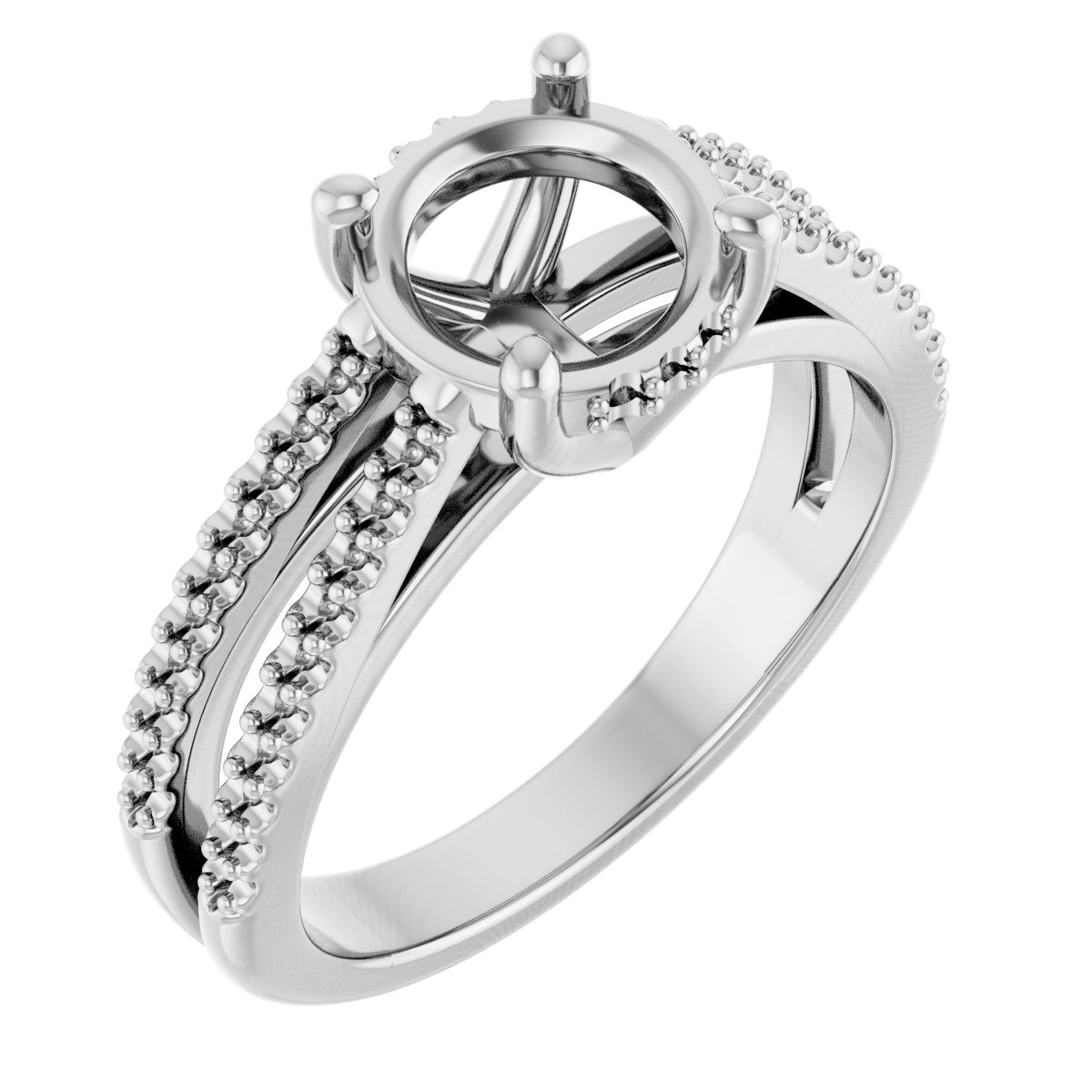 Accented Engagement Ring