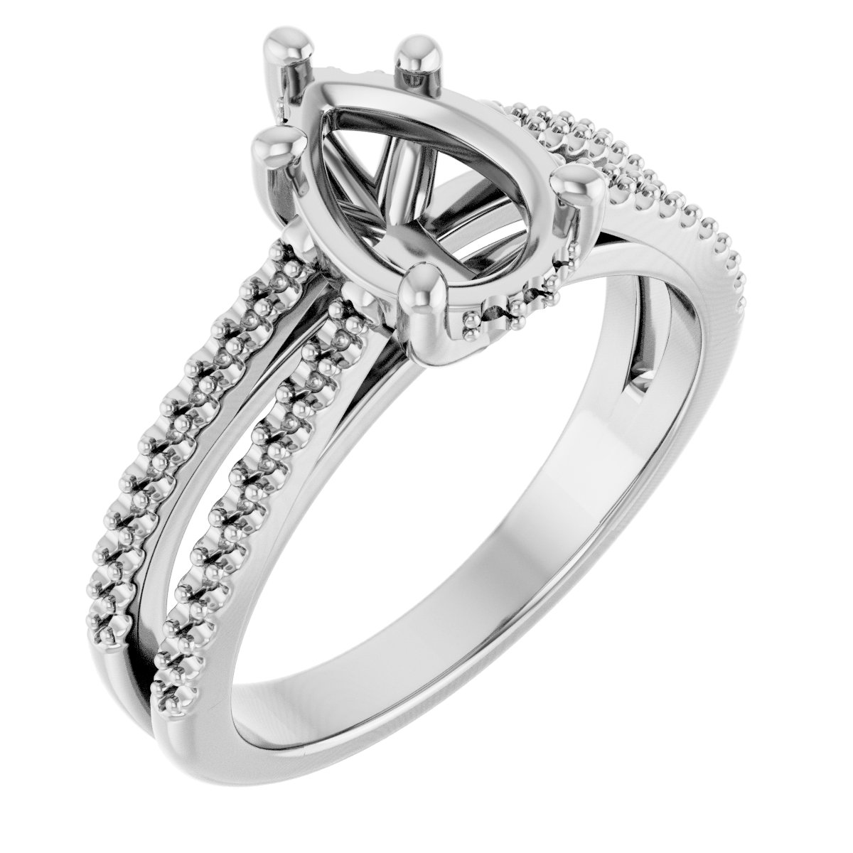 Accented Engagement Ring