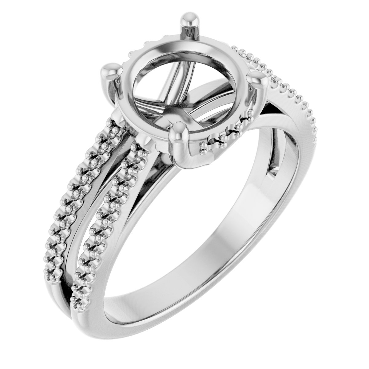 Accented Engagement Ring