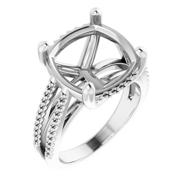 Accented Engagement Ring