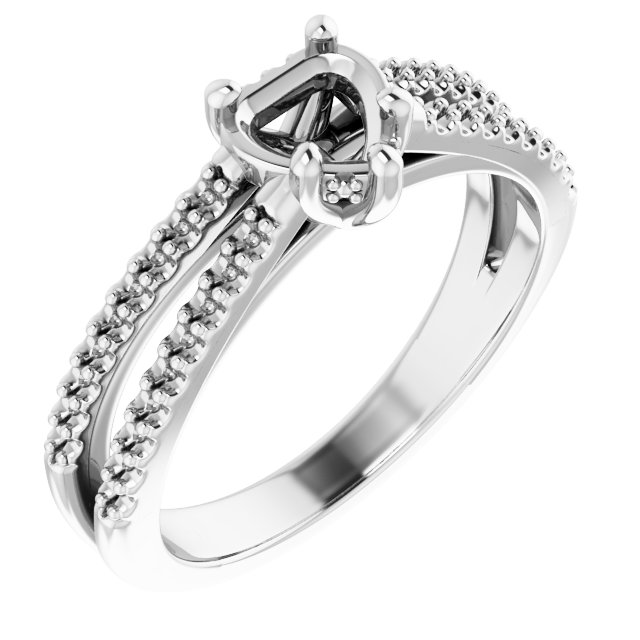 Accented Engagement Ring