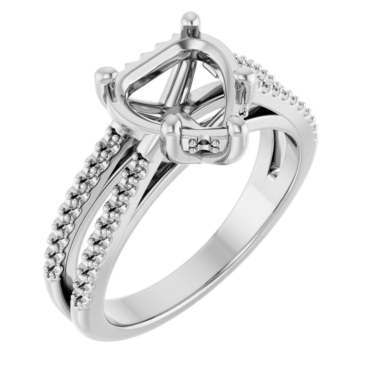 Accented Engagement Ring