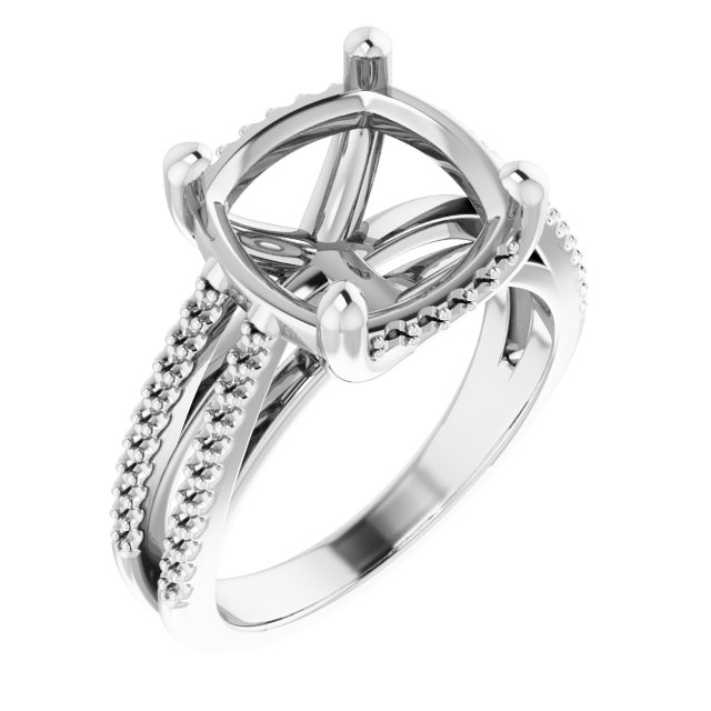 Accented Engagement Ring