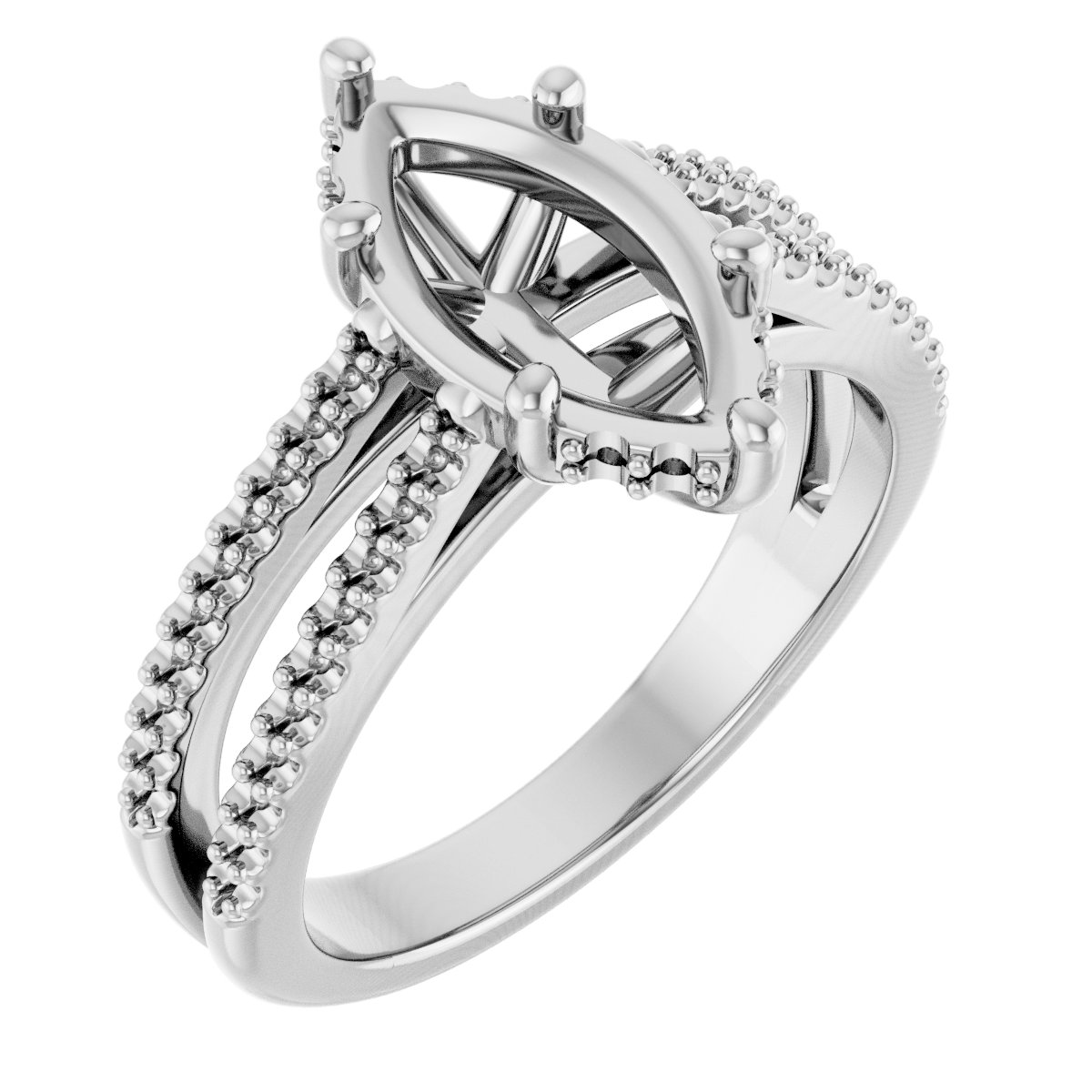 Accented Engagement Ring