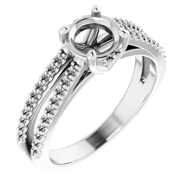 Accented Engagement Ring