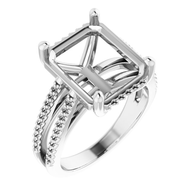 Accented Engagement Ring