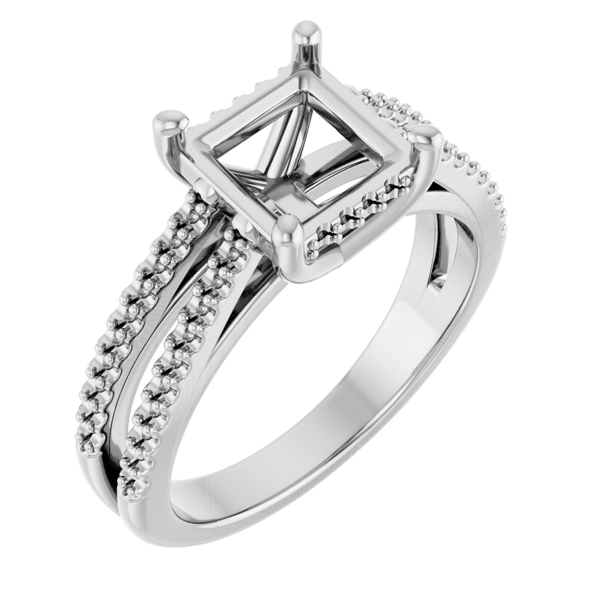 Accented Engagement Ring