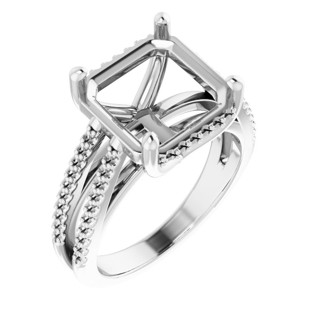 Accented Engagement Ring