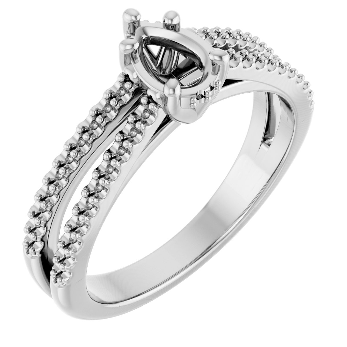 Accented Engagement Ring