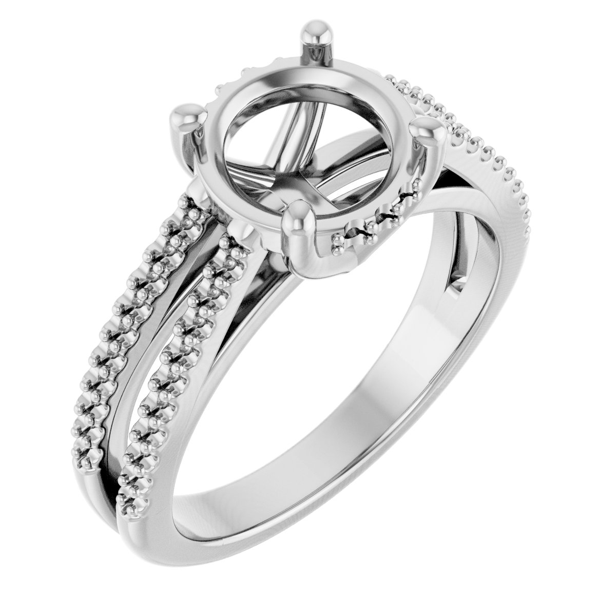 Accented Engagement Ring