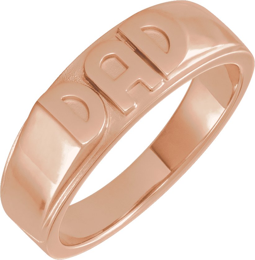 14K Rose Dad Ring Ref 19575977