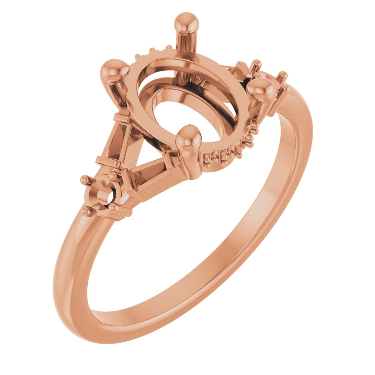 Accented Engagement Ring or Band