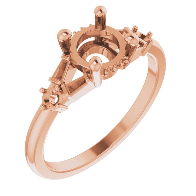 Accented Engagement Ring or Band