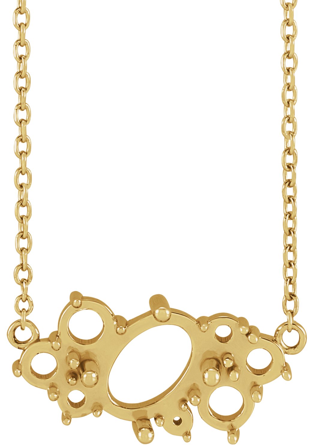 Cabochon Scattered Necklace or Center