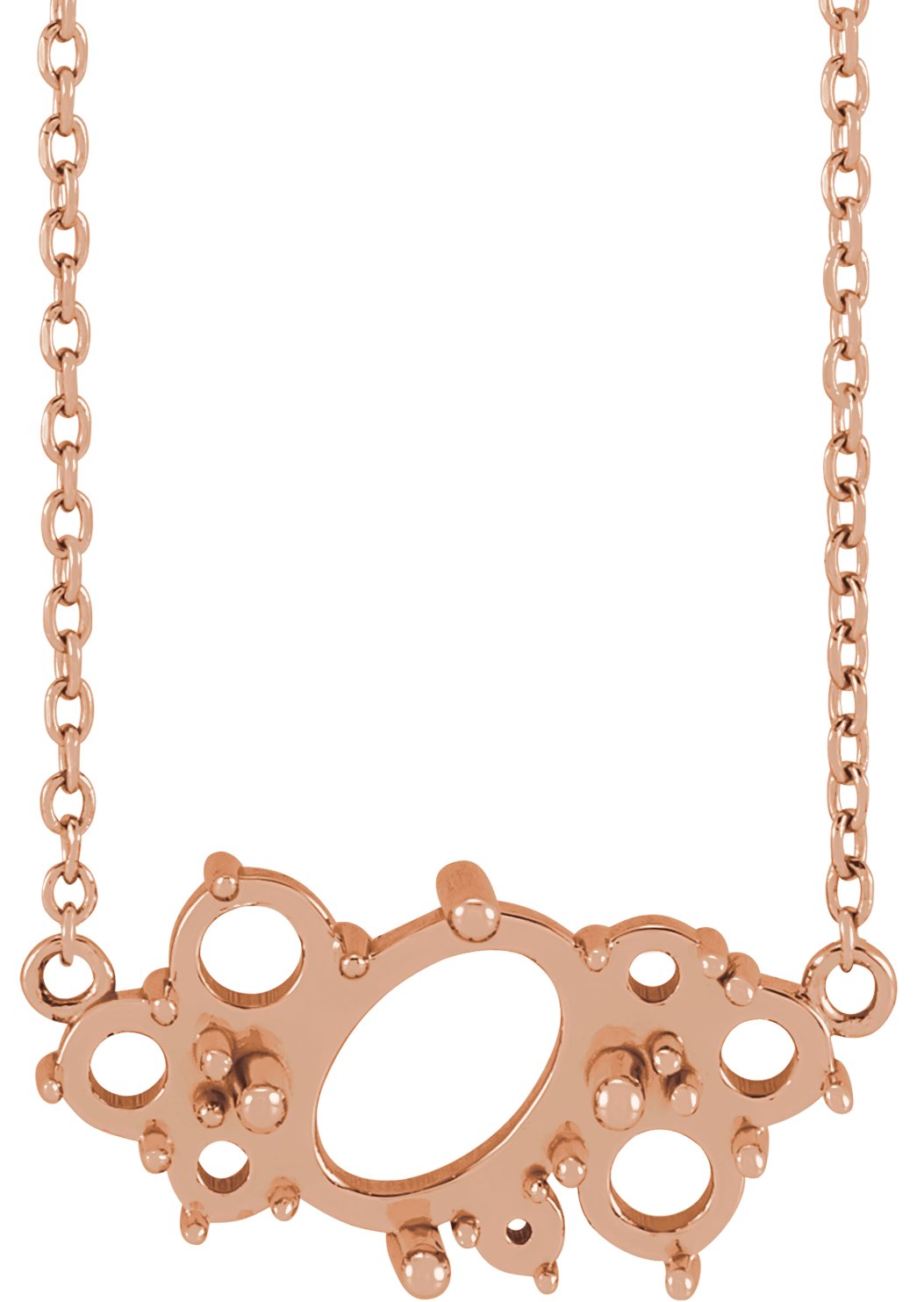 Cabochon Scattered Necklace or Center