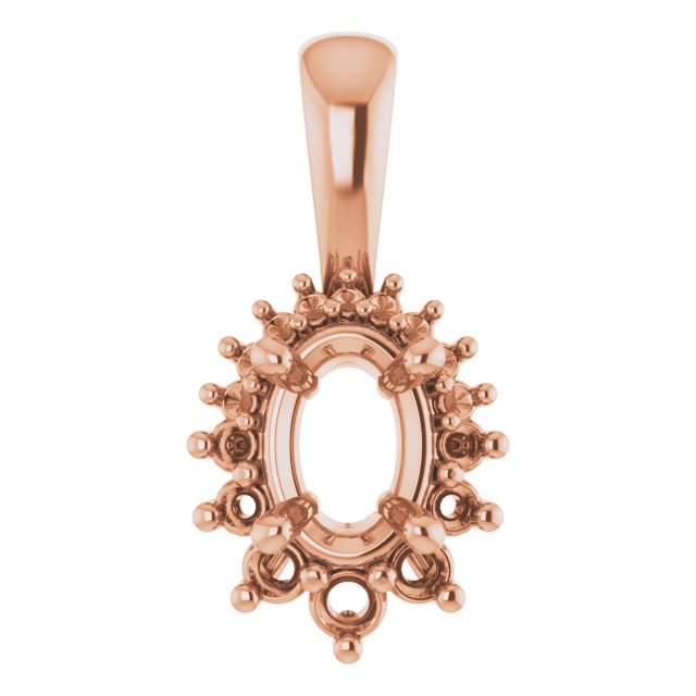 Oval Pendant · 7x5mm