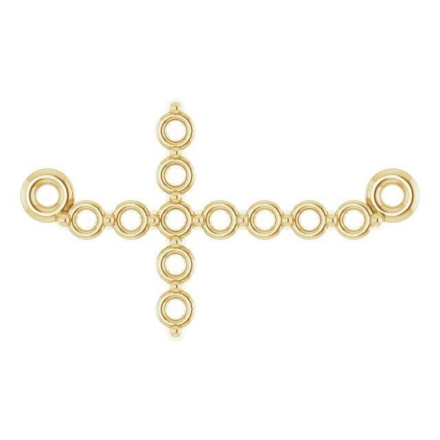 Sideways Cross Necklace or Center