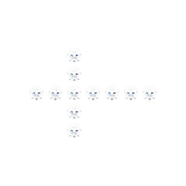 Sideways Cross Necklace or Center