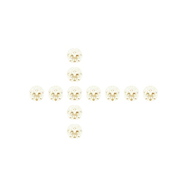 Sideways Cross Necklace or Center