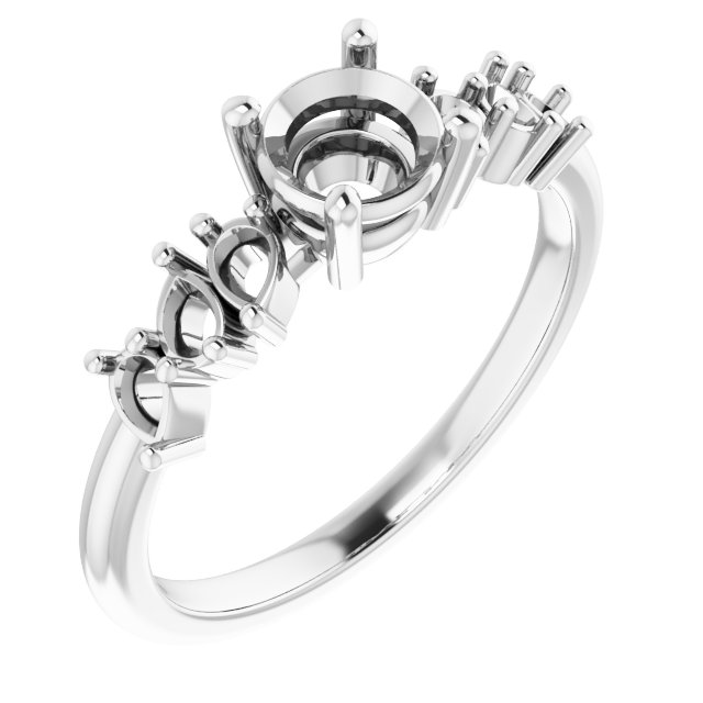 Accented Engagement Ring