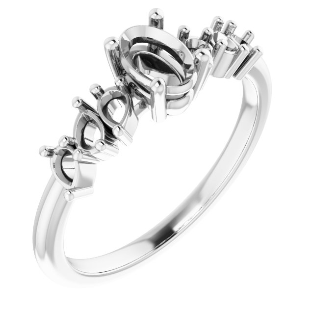 Accented Engagement Ring