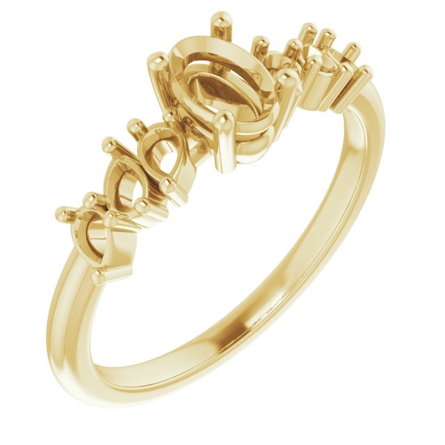 Accented Engagement Ring