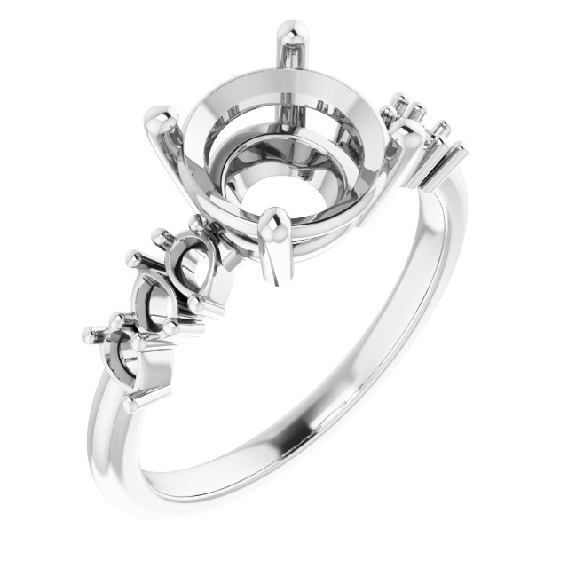 Accented Engagement Ring