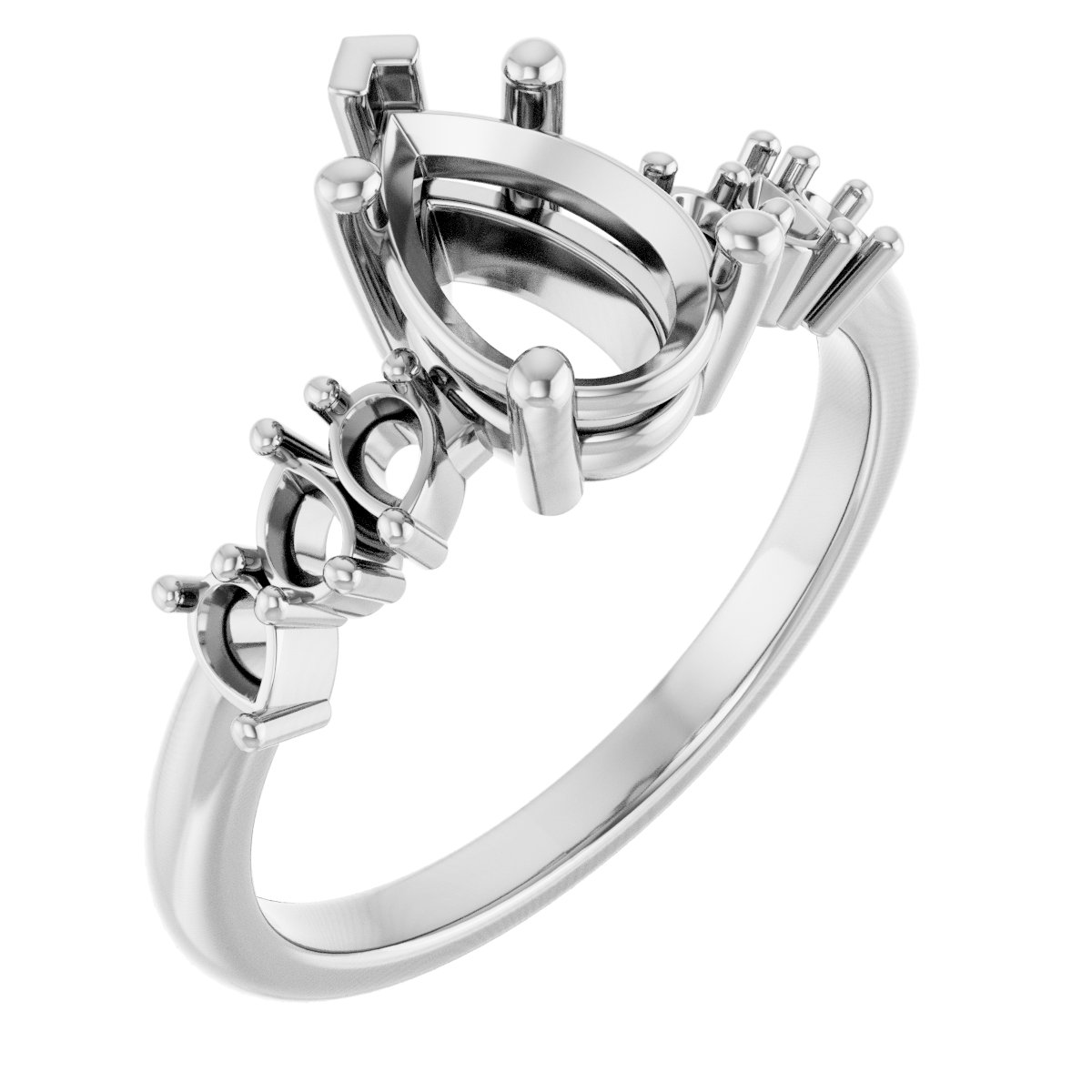 Accented Engagement Ring