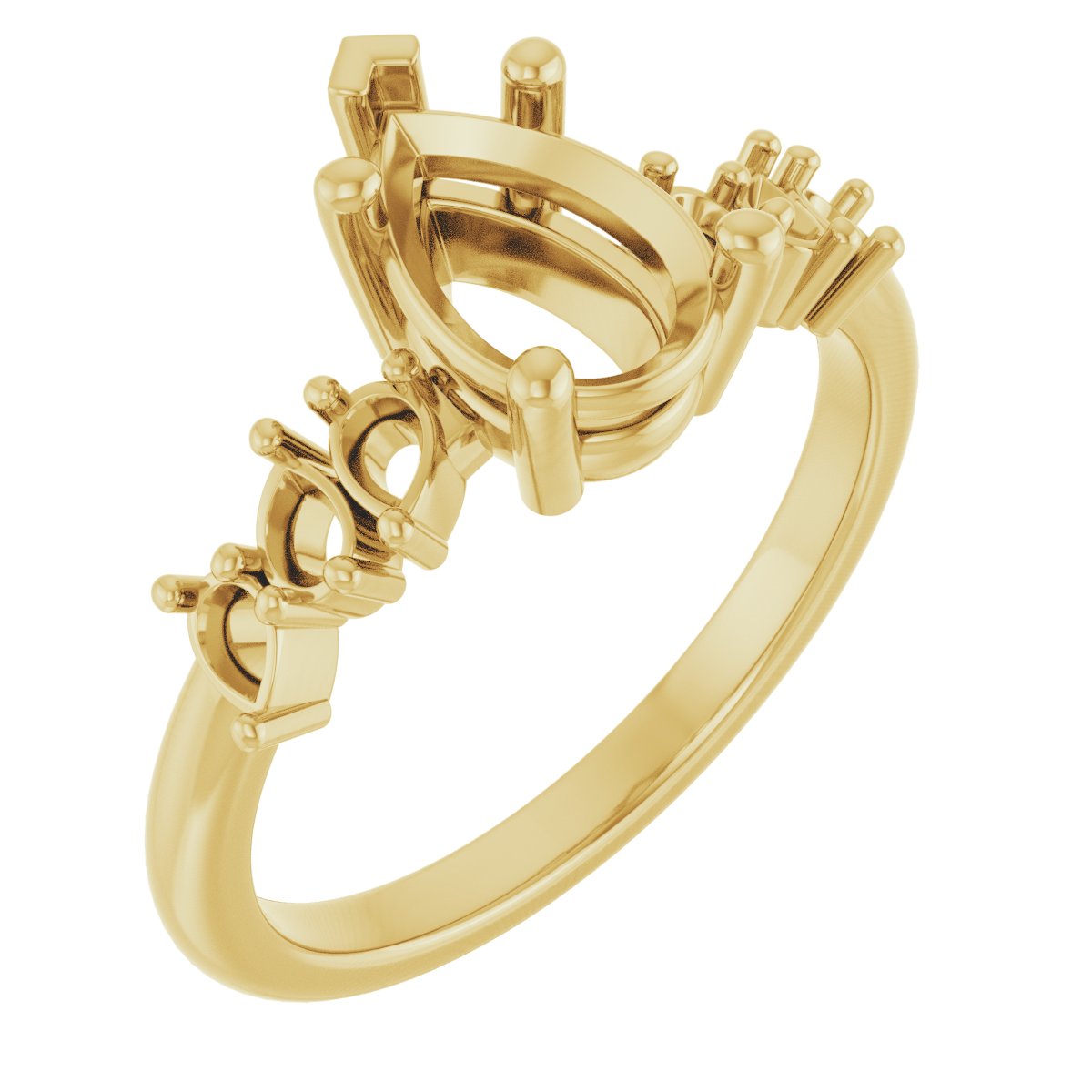 Accented Engagement Ring
