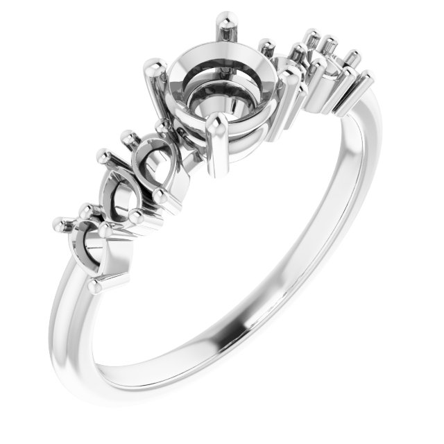 Accented Engagement Ring