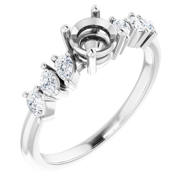 14k White Gold