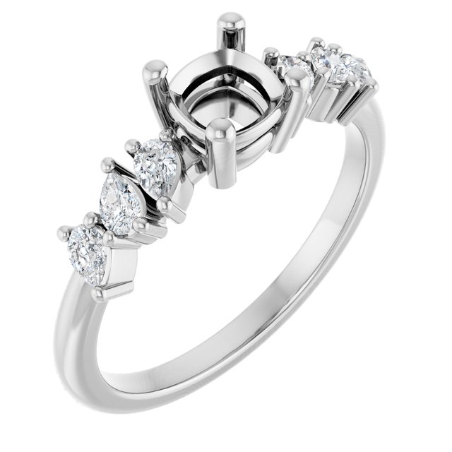 14k White Gold